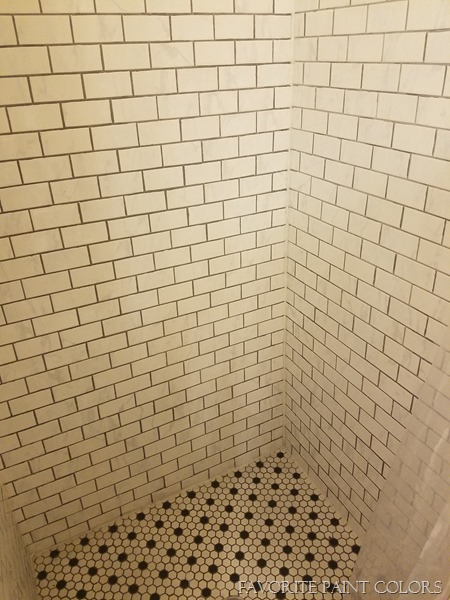 Bathroom shower tile