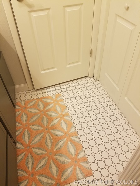 Bathroom floor tile 